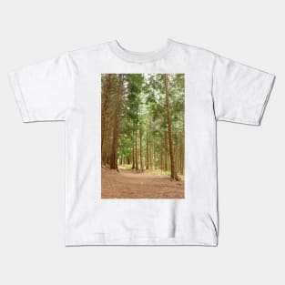 Green Pine Trees Kids T-Shirt